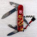Складной нож Victorinox SPARTAN ZODIAC Золотая змея 1.3603.Z4200pk
