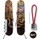 Складаний ніж Victorinox CLIMBER ZODIAC Золота дерев'яна змія 1.3703.3.Z4240pk