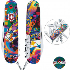 Складаний ніж Victorinox CLIMBER ZODIAC Яскрава змія 1.3703.Z4260pk