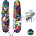 Складаний ніж Victorinox CLIMBER ZODIAC Яскрава змія 1.3703.Z4260pk