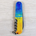 Складаний ніж Victorinox SPARTAN UKRAINE Жовто-синій малюнок 1.3603.7.T3100pw