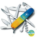 Складаний ніж Victorinox HUNTSMAN UKRAINE Жовто-синій малюнок 1.3713.7.T3100pw