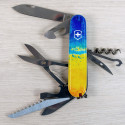 Складаний ніж Victorinox HUNTSMAN UKRAINE Жовто-синій малюнок 1.3713.7.T3100pw