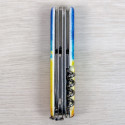 Складаний ніж Victorinox HUNTSMAN UKRAINE Жовто-синій малюнок 1.3713.7.T3100pw