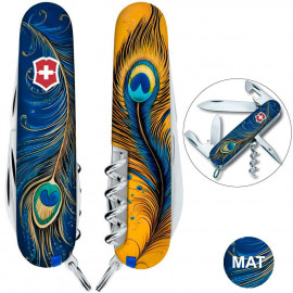 Складаний ніж Victorinox SPARTAN UKRAINE Чарівне перо Жар-Птиці 1.3603.3.T3150pw
