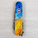 Складной нож Victorinox SPARTAN UKRAINE Желто-синие брызги 1.3603.7.T3160pw