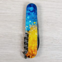 Складной нож Victorinox SPARTAN UKRAINE Желто-синие брызги 1.3603.7.T3160pw