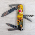 Складаний ніж Victorinox SPARTAN UKRAINE Золота пташка 1.3603.7.T3170pw