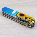 Складной нож Victorinox CAMPER UKRAINE Подсолнечники и бабочка 1.3613.7.T3200pw