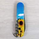 Складной нож Victorinox CAMPER UKRAINE Подсолнечники и бабочка 1.3613.7.T3200pw