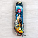 Складной нож Victorinox CLIMBER UKRAINE Сокол-защитник 1.3703.3.T3210pw
