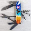 Складаний ніж Victorinox CLIMBER UKRAINE Вільний Сокіл 1.3703.7.T3230pw