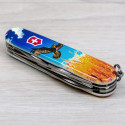 Складаний ніж Victorinox CLIMBER UKRAINE Вільний Сокіл 1.3703.7.T3230pw