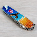Складаний ніж Victorinox CLIMBER UKRAINE Вільний Сокіл 1.3703.7.T3230pw