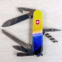 Складной нож Victorinox CAMPER UKRAINE Горный пейзаж 1.3613.7.T3190pw