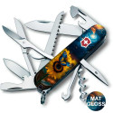Складаний ніж Victorinox HUNTSMAN UKRAINE Зоряний метелик 1.3713.3.T3240pw