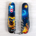 Складаний ніж Victorinox HUNTSMAN UKRAINE Зоряний метелик 1.3713.3.T3240pw