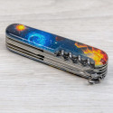 Складаний ніж Victorinox HUNTSMAN UKRAINE Зоряний метелик 1.3713.3.T3240pw