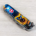 Складаний ніж Victorinox HUNTSMAN UKRAINE Зоряний метелик 1.3713.3.T3240pw