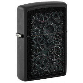 Зажигалка Zippo Classic Steampunk Design Black Matte 48999