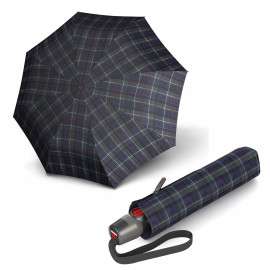 Парасолька складана Knirps T.200 Medium Duomatic Check Blue&Green Kn9532005180