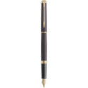 Ручка перьевая Waterman HEMISPHERE Metallic Lava Black GT FP F 12 090