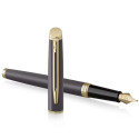 Ручка перьевая Waterman HEMISPHERE Metallic Lava Black GT FP F 12 090