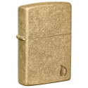 Запальничка Zippo Armor Flame Tumbled Brass 46398