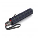 Зонт складной Knirps T.200 Medium Duomatic Check Blue&Green Kn9532005180