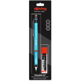 Механічний олівець Rotring VISUCLICK Blue PCL 0,7 + Грифелі 0,7мм HB (12) блістер R2088548b