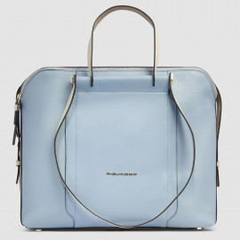 Женская сумка Piquadro Circle (W92) Blue-Beige BD4574W92_AZBE2