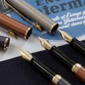 Ручка перьевая Waterman HEMISPHERE Metallic Lava Black GT FP F 12 090
