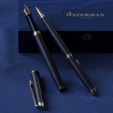 Ручка перьевая Waterman HEMISPHERE Metallic Lava Black GT FP F 12 090