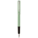 Ручка перьевая Waterman ALLURE Pastel Green CT FP F + Картриджи Mini блистер 13 317b2