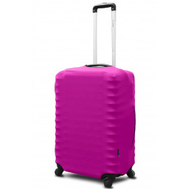 Чохол Coverbag неопрен на валізу L фуксія Висота 65-80см CvN0109L