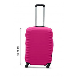 Чохол Coverbag поліестер на валізу L фуксія Висота 65-80см CvP0209L