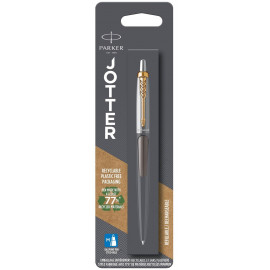 Ручка кулькова Parker JOTTER Grey Lacquer GT BP блістер 14 236