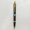 Ручка кулькова Parker IM UKRAINE Black GT BP Герб України синьо-жовт. 22032_T0076u