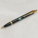Ручка кулькова Parker IM UKRAINE Black GT BP Герб України синьо-жовт. 22032_T0076u