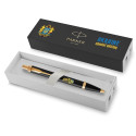 Ручка шариковая Parker IM UKRAINE Black GT BP Цветы 22032_T1050u