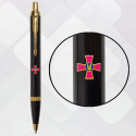 Ручка шариковая Parker IM ARMY Black GT BP Эмблема ВСУ 22032_W0010u