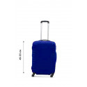 Чохол поліестер на валізу S т.синій Висота 45-55см Coverbag CvP0202S