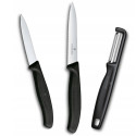 Набор для очистки овощей Victorinox Swiss Classic 3шт черн 6.7113.33