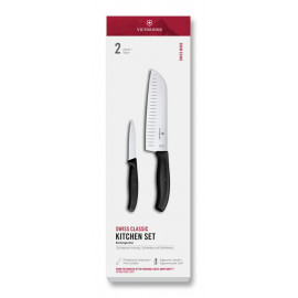 Набір кухонних ножів Victorinox Swiss Classic 2 ножа чорн 6.7133.21G