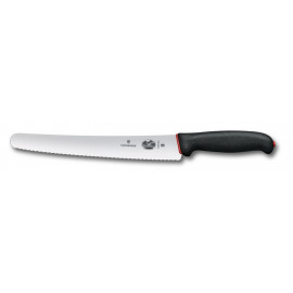 Ніж кондитерський Victorinox Dual Grip 26см хвил чорн 5.2933.26D