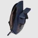Монорюкзак Piquadro Harper (AP) Blue-Dark Brown CA6784AP_BLUTM
