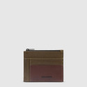 Кредитниця Piquadro Harper (AP) Green-Brown PP6854APR_VETM