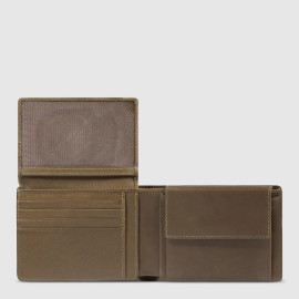 Портмоне Piquadro Harper (AP) Green-Brown PU1392APR_VETM