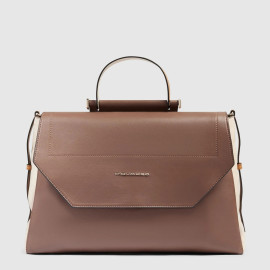 Женская сумка Piquadro Circle (W92) Brown-Beige BD6778W92_MBE