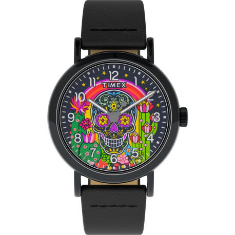 Мужские часы Timex WEEKENDER Day of the Dead Tx2y15900